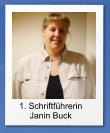 1. Schriftführerin Janin Buck